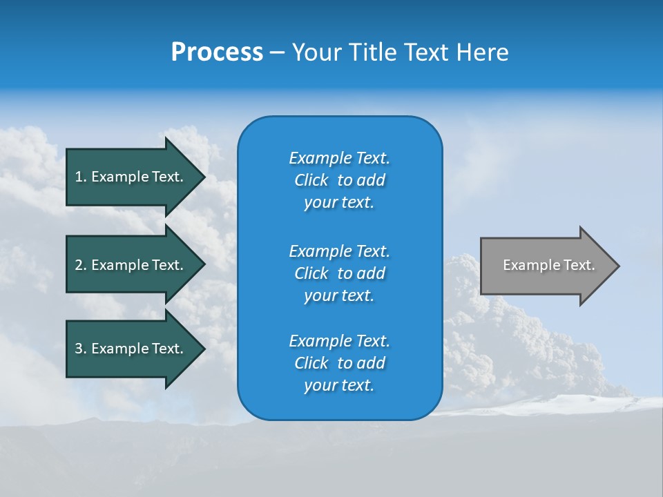 Explosive Tephra Ash PowerPoint Template