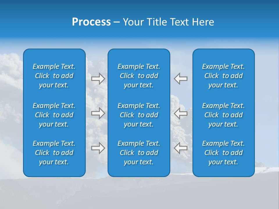 Explosive Tephra Ash PowerPoint Template