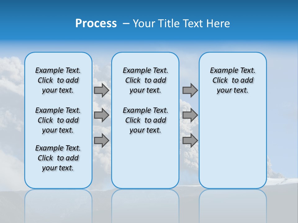 Explosive Tephra Ash PowerPoint Template