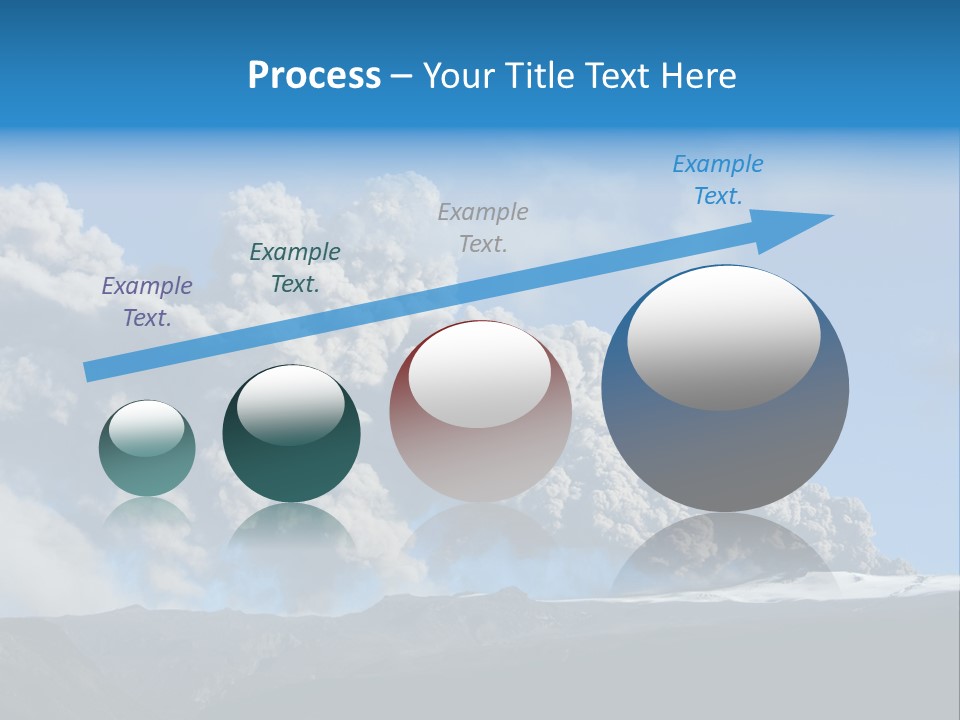Explosive Tephra Ash PowerPoint Template
