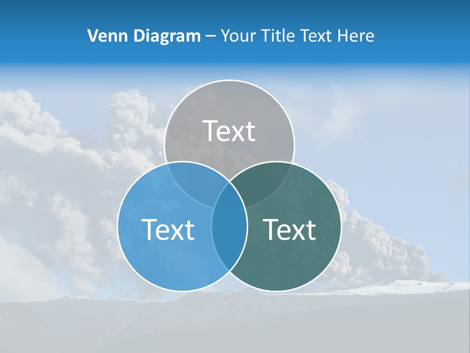 Explosive Tephra Ash PowerPoint Template