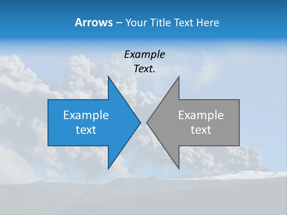 Explosive Tephra Ash PowerPoint Template