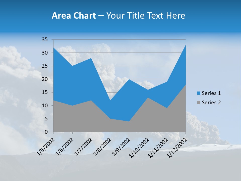 Explosive Tephra Ash PowerPoint Template