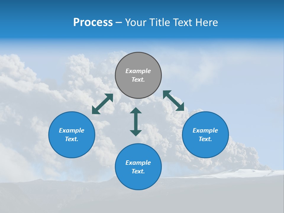 Explosive Tephra Ash PowerPoint Template