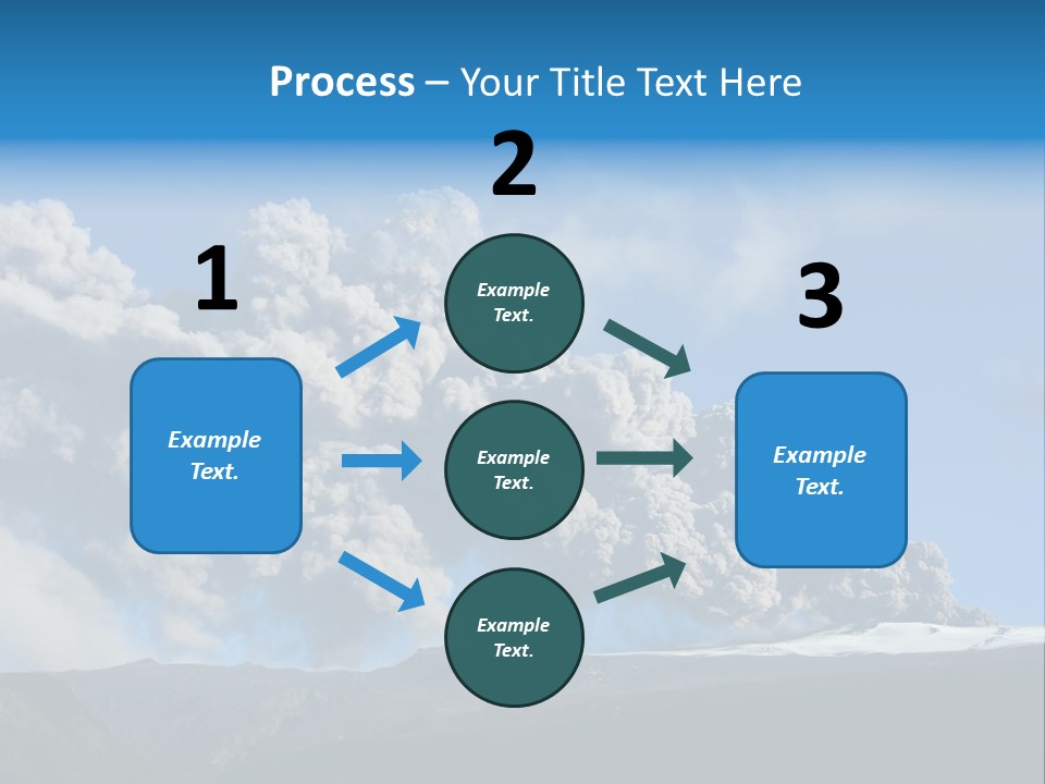 Explosive Tephra Ash PowerPoint Template