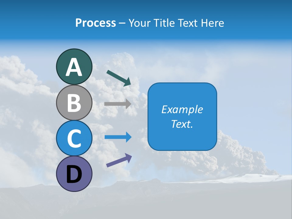 Explosive Tephra Ash PowerPoint Template