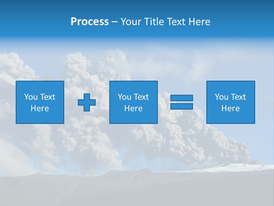 Explosive Tephra Ash PowerPoint Template