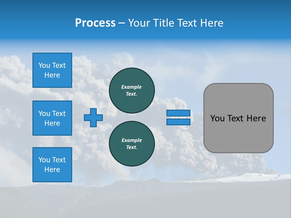 Explosive Tephra Ash PowerPoint Template