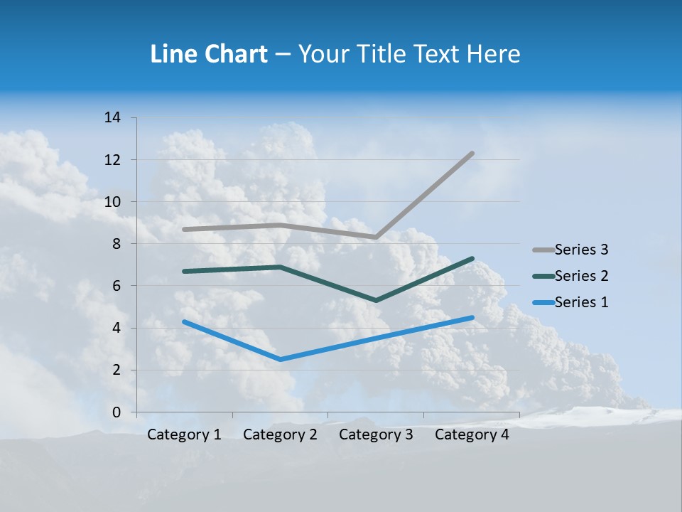 Explosive Tephra Ash PowerPoint Template