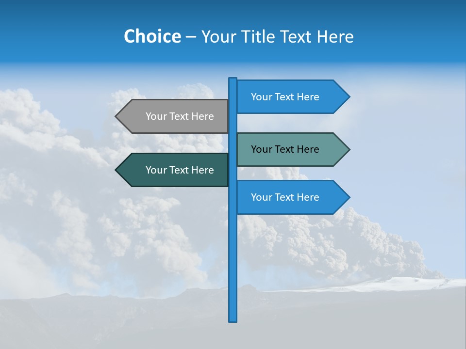 Explosive Tephra Ash PowerPoint Template