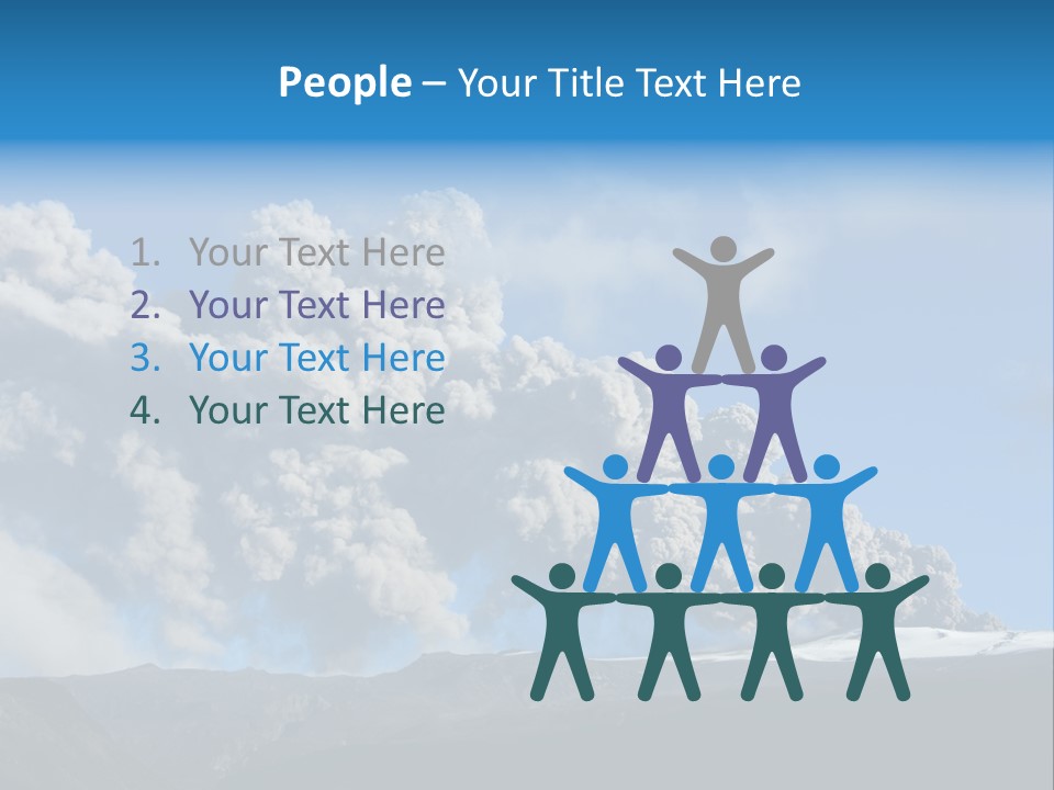 Explosive Tephra Ash PowerPoint Template
