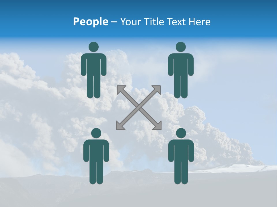 Explosive Tephra Ash PowerPoint Template