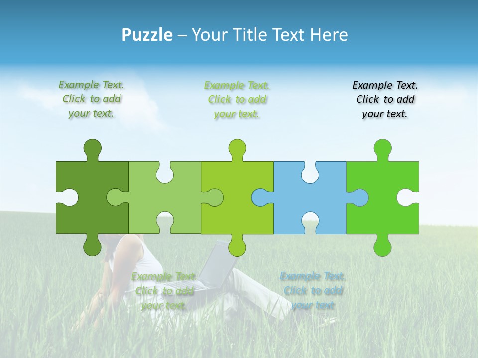 Clouds Leisure Holiday PowerPoint Template