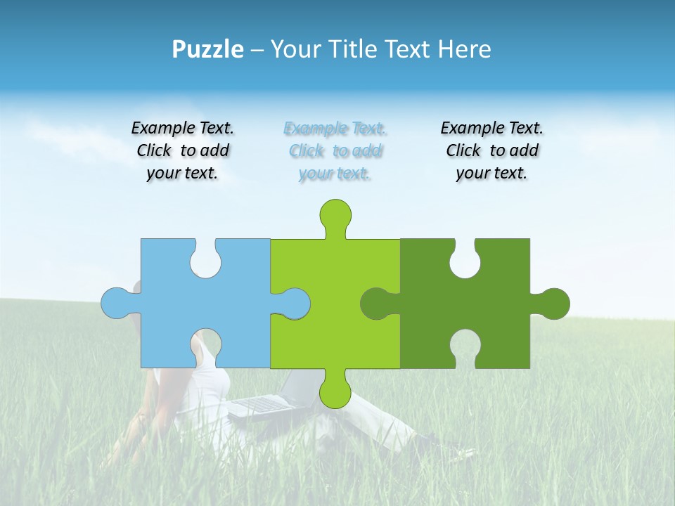 Clouds Leisure Holiday PowerPoint Template