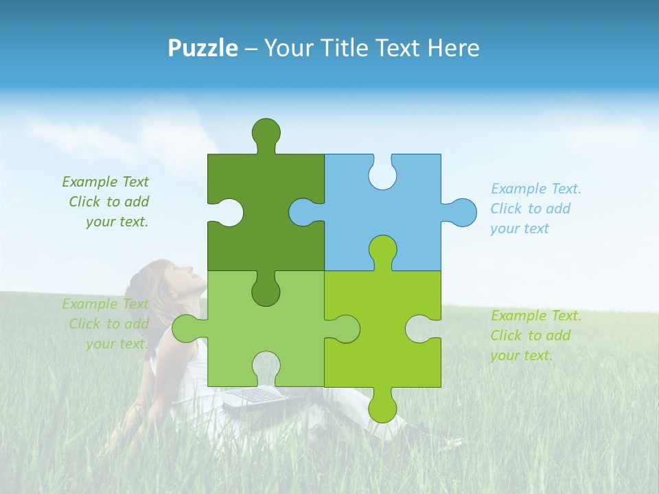 Clouds Leisure Holiday PowerPoint Template