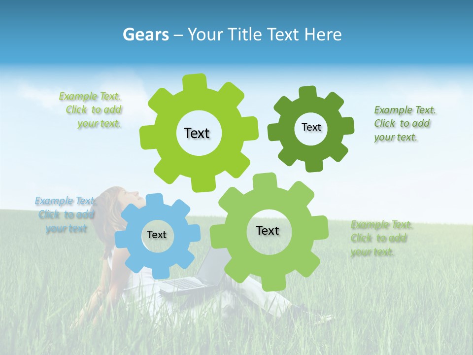 Clouds Leisure Holiday PowerPoint Template