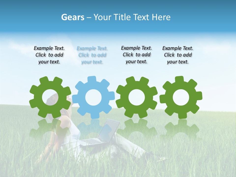 Clouds Leisure Holiday PowerPoint Template