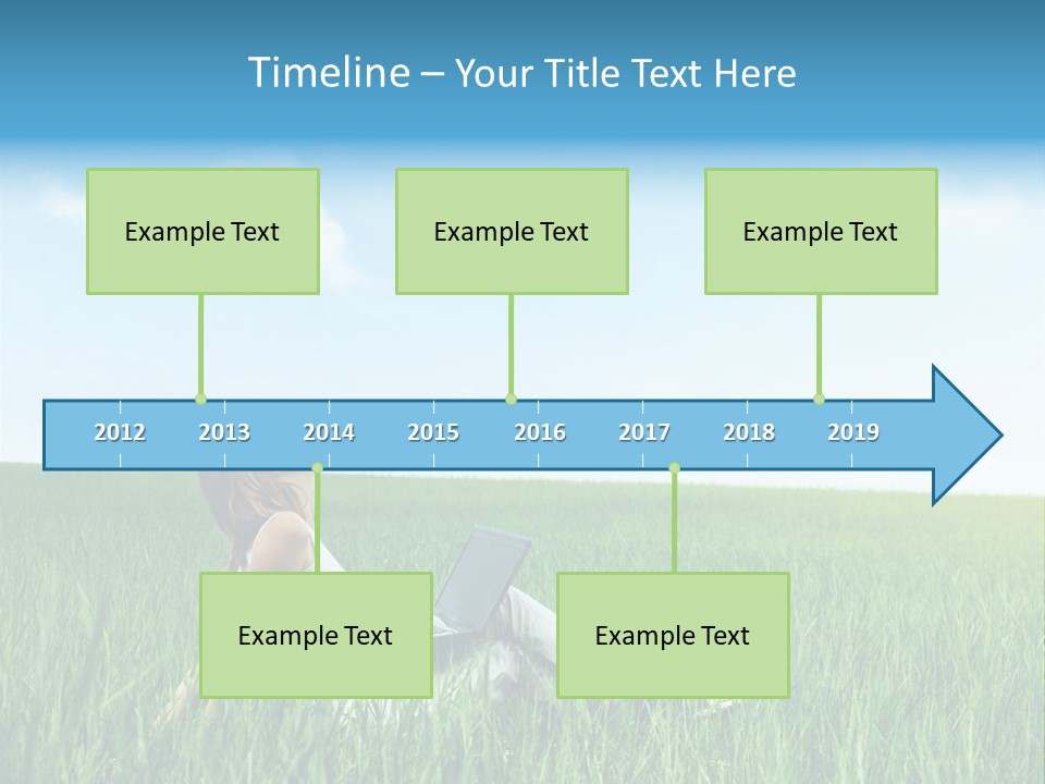 Clouds Leisure Holiday PowerPoint Template
