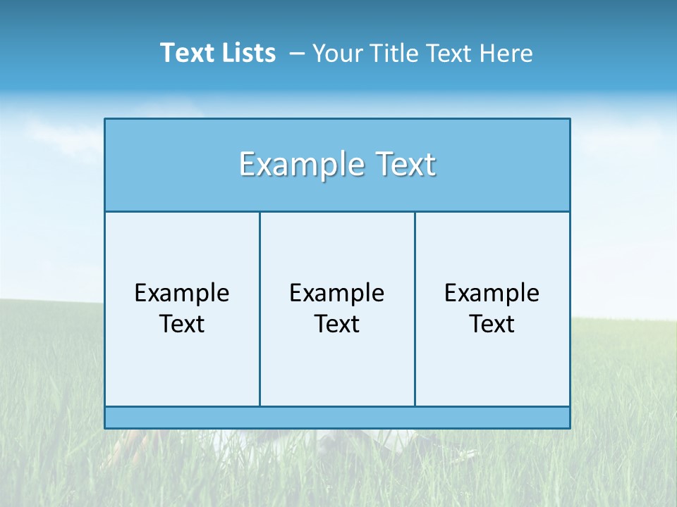 Clouds Leisure Holiday PowerPoint Template