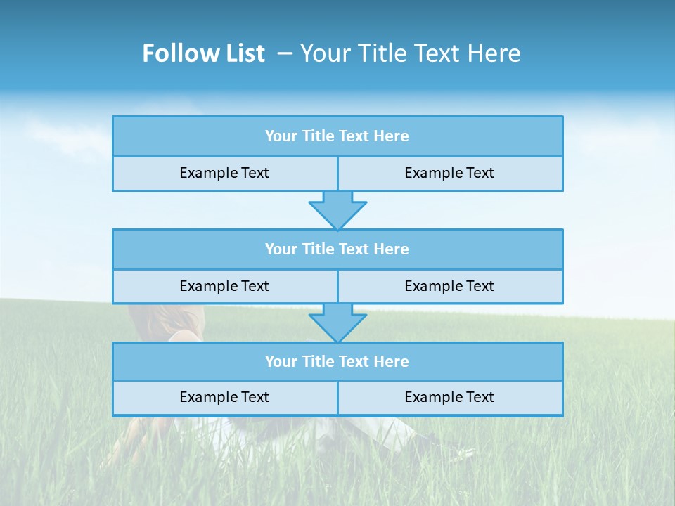 Clouds Leisure Holiday PowerPoint Template