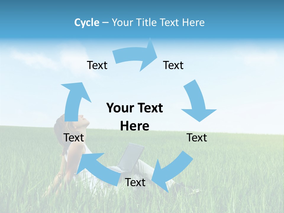 Clouds Leisure Holiday PowerPoint Template