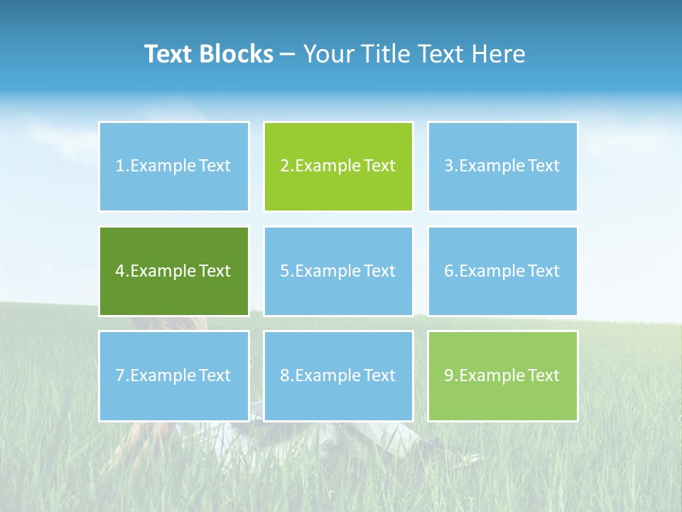 Clouds Leisure Holiday PowerPoint Template