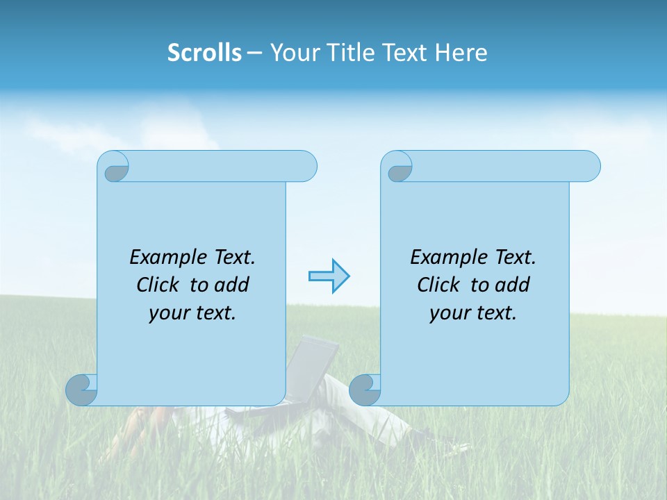 Clouds Leisure Holiday PowerPoint Template