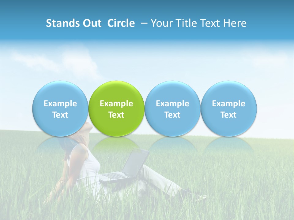 Clouds Leisure Holiday PowerPoint Template