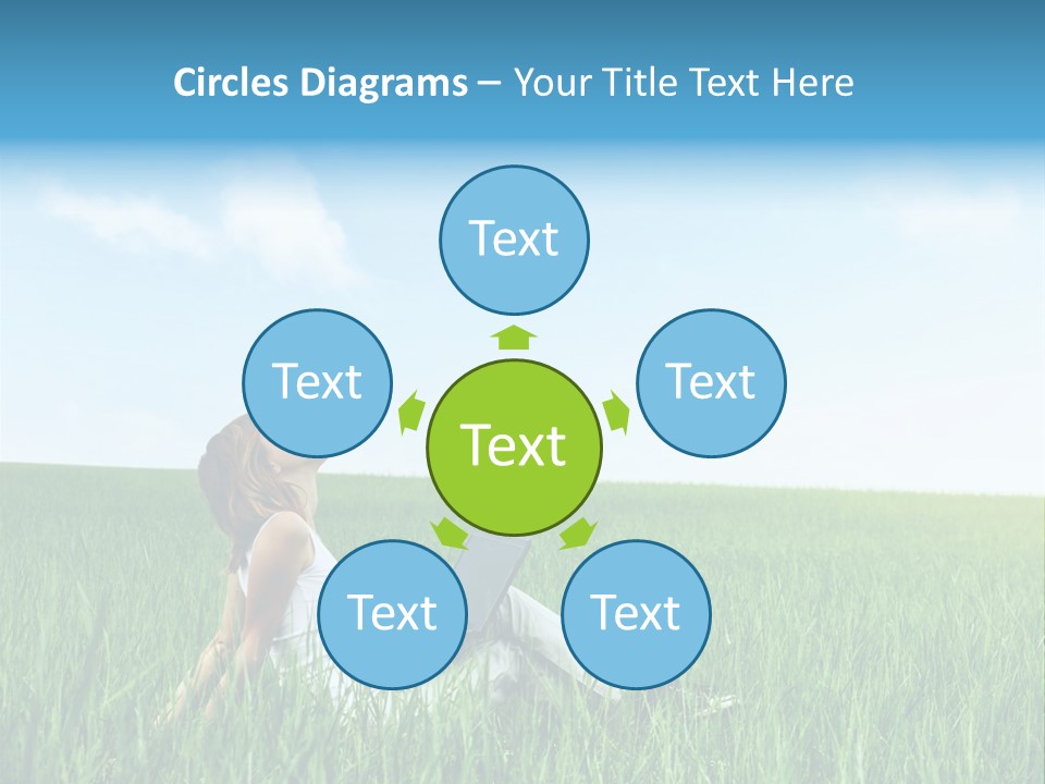 Clouds Leisure Holiday PowerPoint Template