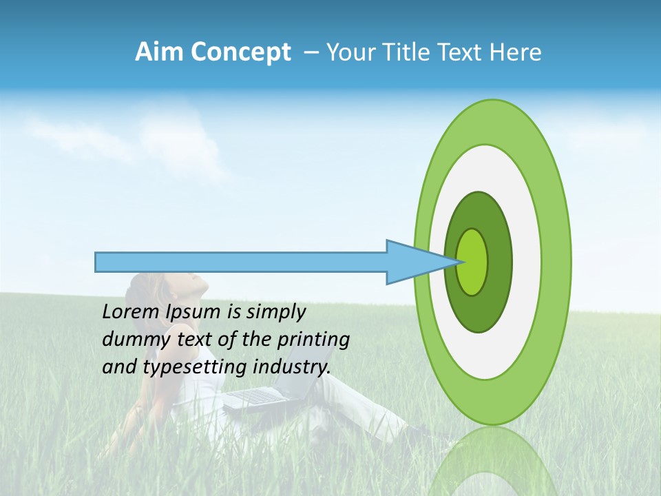 Clouds Leisure Holiday PowerPoint Template