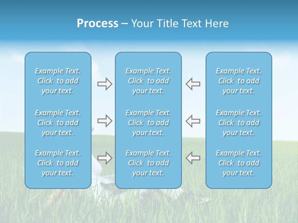 Clouds Leisure Holiday PowerPoint Template