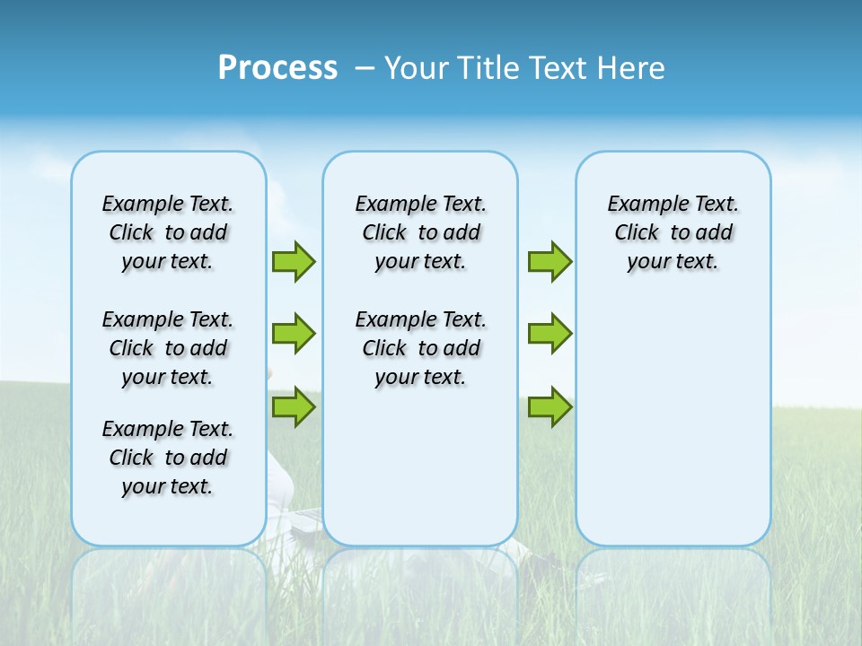 Clouds Leisure Holiday PowerPoint Template