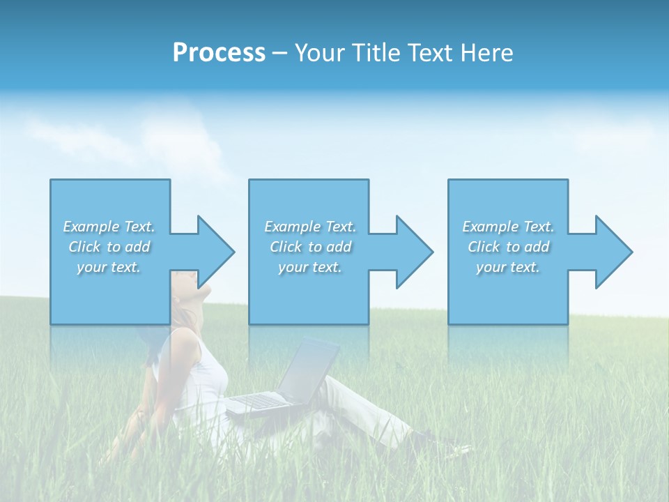 Clouds Leisure Holiday PowerPoint Template