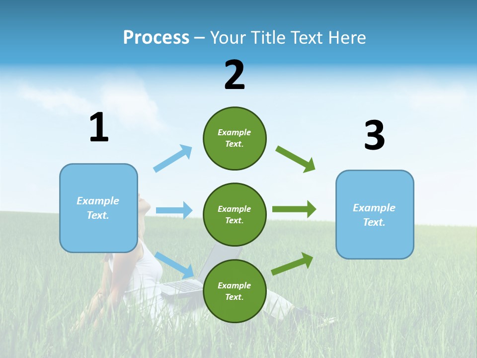 Clouds Leisure Holiday PowerPoint Template