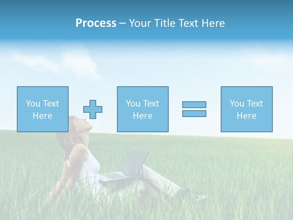 Clouds Leisure Holiday PowerPoint Template