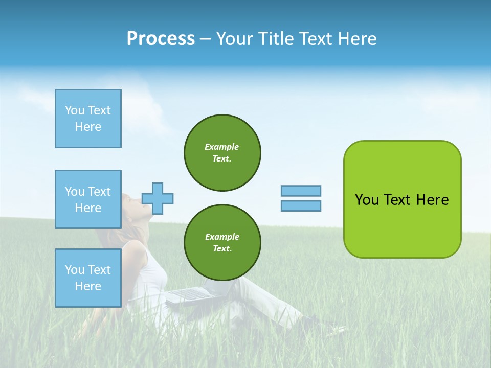 Clouds Leisure Holiday PowerPoint Template