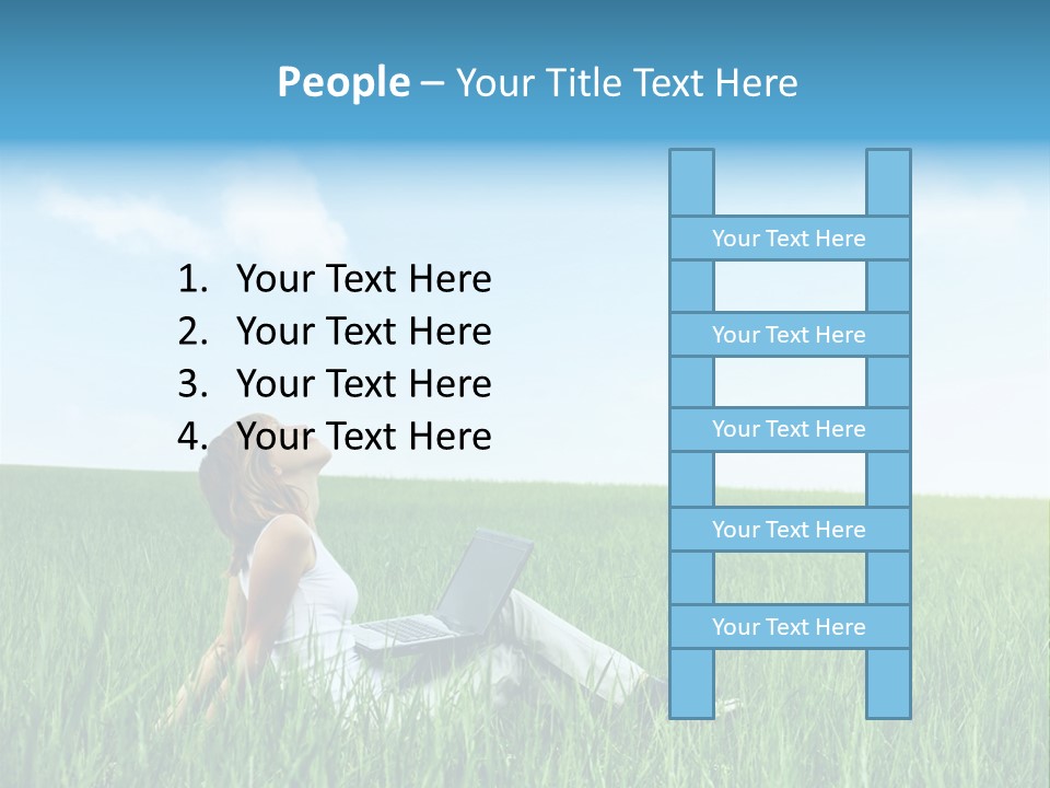 Clouds Leisure Holiday PowerPoint Template