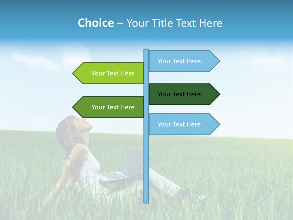 Clouds Leisure Holiday PowerPoint Template