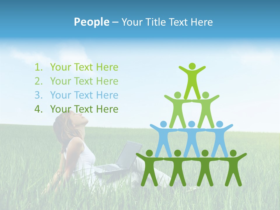 Clouds Leisure Holiday PowerPoint Template