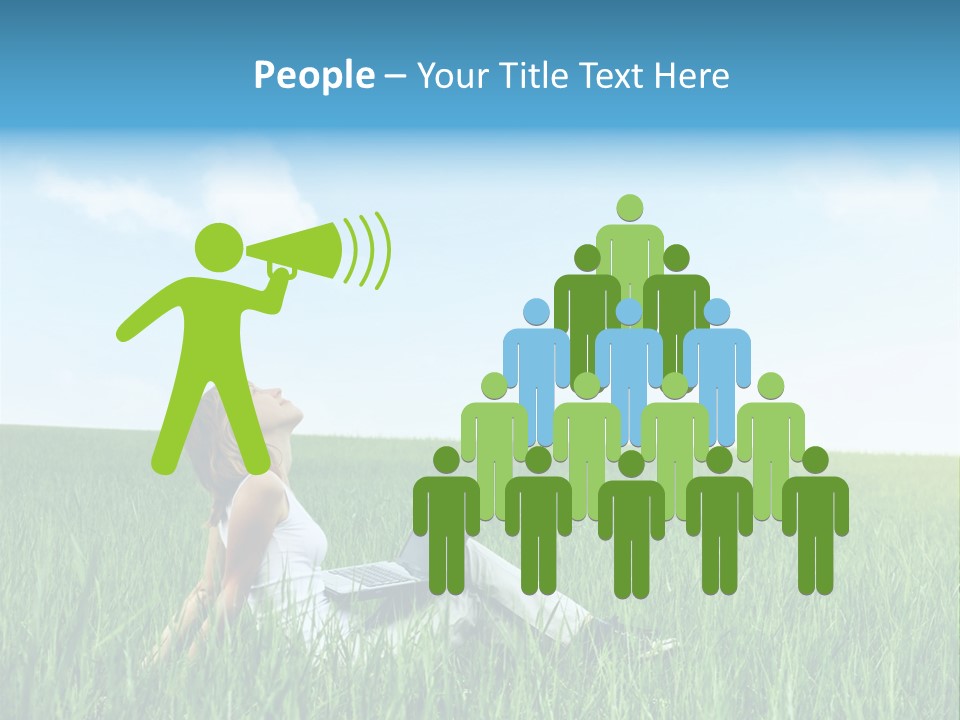 Clouds Leisure Holiday PowerPoint Template