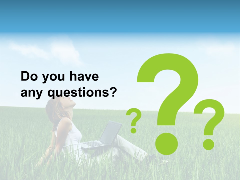 Clouds Leisure Holiday PowerPoint Template