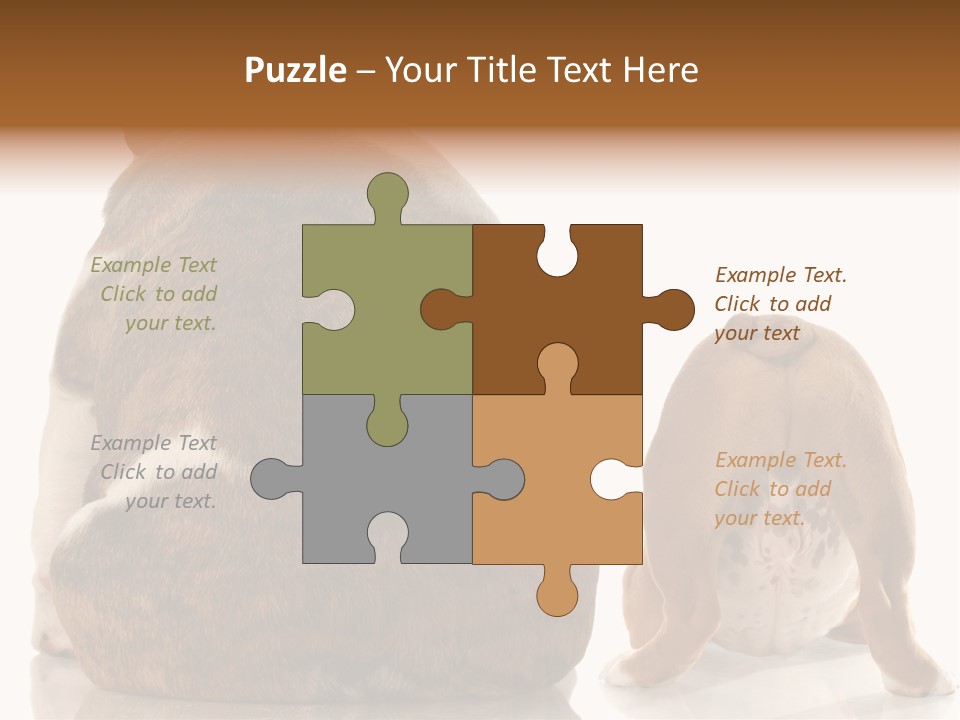 Part Bulldog Rump PowerPoint Template