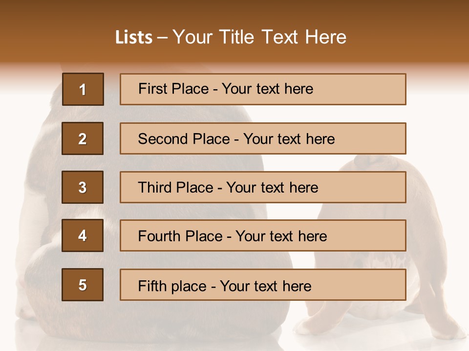 Part Bulldog Rump PowerPoint Template