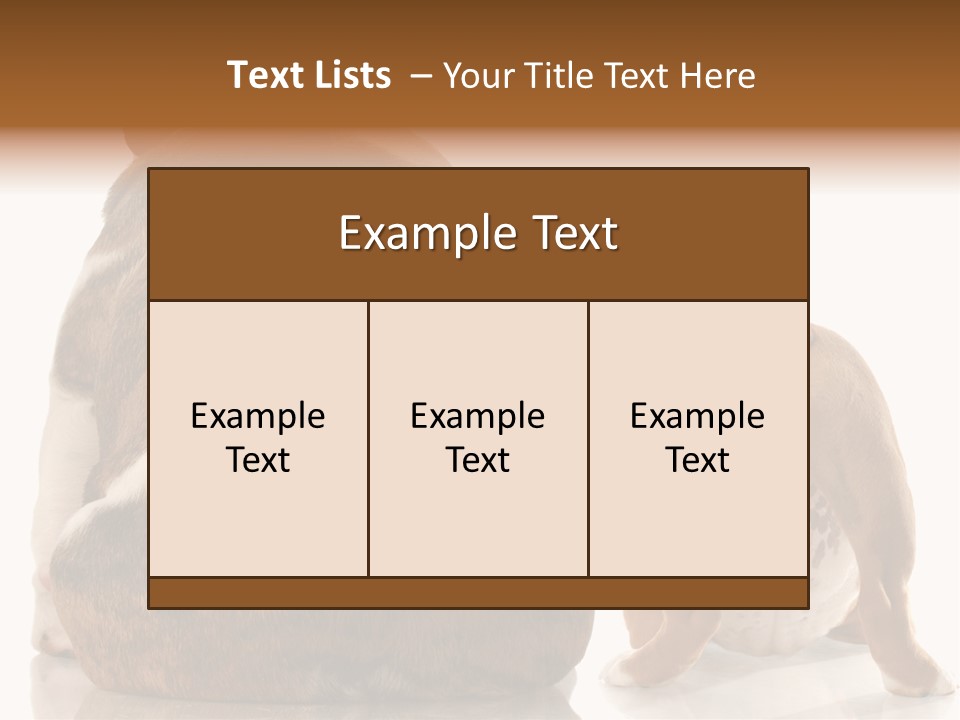 Part Bulldog Rump PowerPoint Template