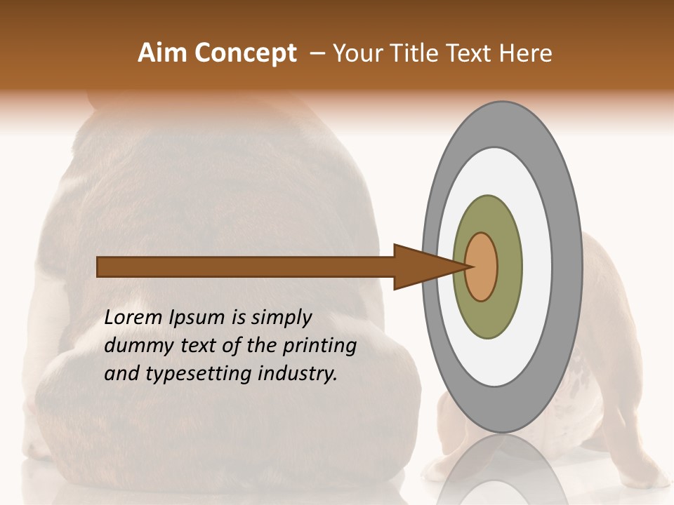 Part Bulldog Rump PowerPoint Template