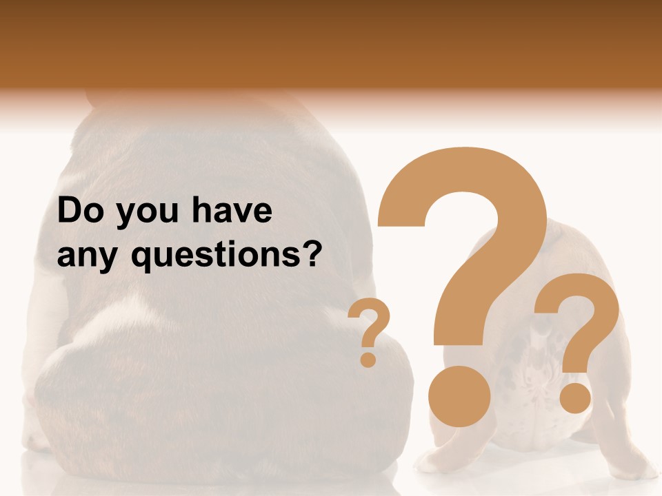 Part Bulldog Rump PowerPoint Template