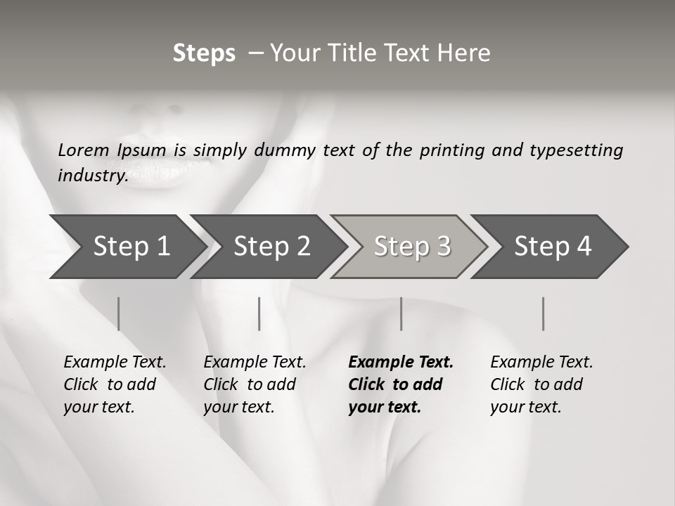 Sexy Girl Glamour PowerPoint Template
