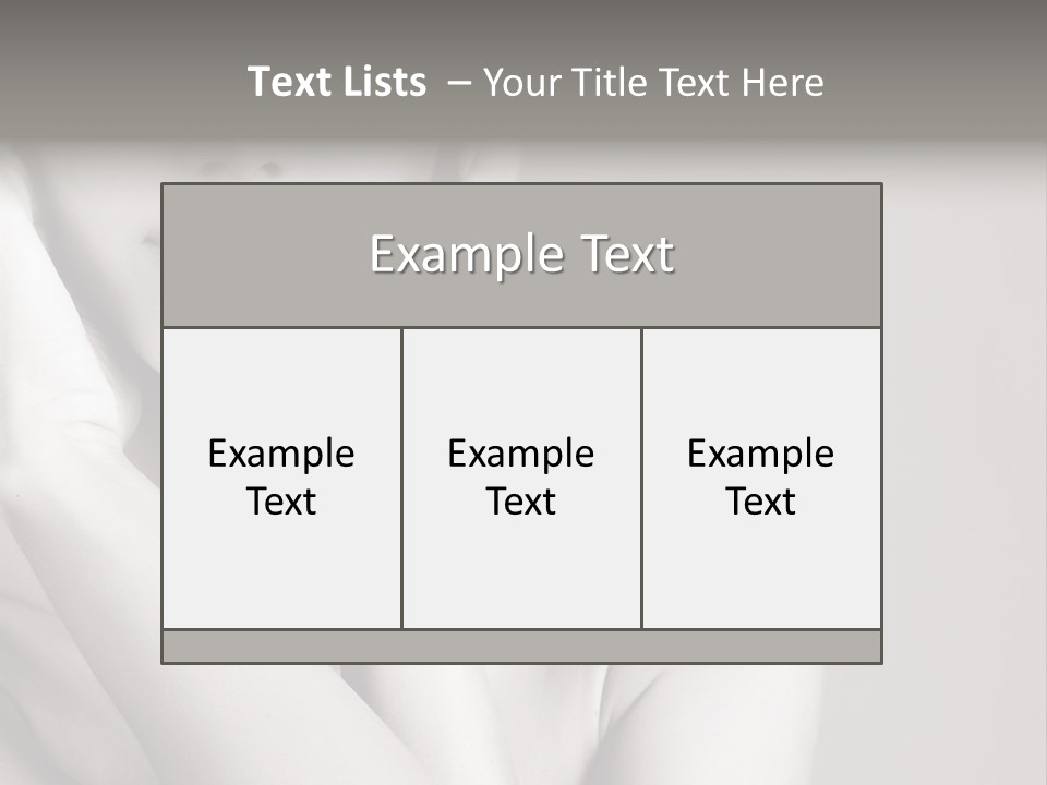 Sexy Girl Glamour PowerPoint Template