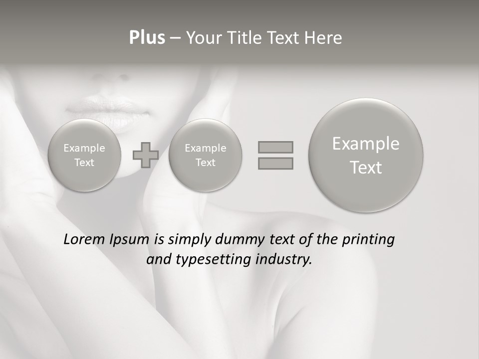 Sexy Girl Glamour PowerPoint Template