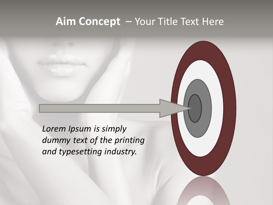 Sexy Girl Glamour PowerPoint Template